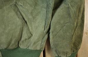 Blouson moto homme TOPSHOW en cuir véritable rétro, teint en pièce, col montant, à capuche, coupe classique, imperméable, collection printemps - Product Image 2