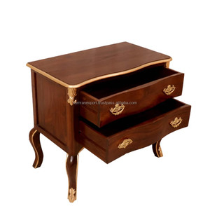 Mesita de Noche Moderna de Madera Maciza de la Mejor Calidad con 2 Cajones, Materiales Ecológicos y Amplio Espacio de Almacenamiento para Dormitorio - Product Image 2