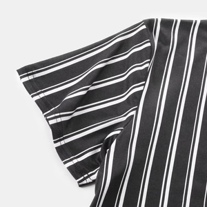 Conjunto de Camiseta y Pantalones Cortos a Rayas con Parches para Hombre, Estilo Casual de Verano, Dos Piezas, Ropa Transpirable de Calle, 2026 - Product Image 2