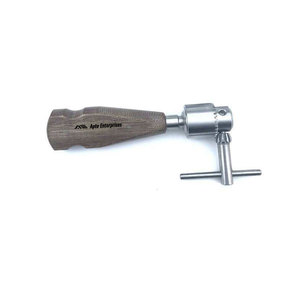 Premium Orthopedic Manual <b>Hand</b> <b>Drill</b> with Ergonomic Wood Handle Stainless Steel Cannulated Surgical Instrument Multifunctional - Product Image 3