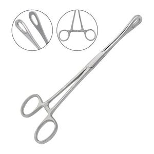 Pince hémostatique chirurgicale professionnelle HABI Industries en acier inoxydable à 3 griffes avec poignée ergonomique - Product Image 5