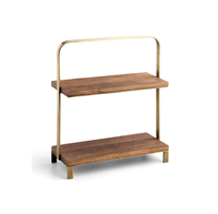 Support à gâteau élégant en bois avec un centre de table décoratif pour des présentations de table haut de gamme
