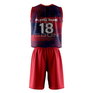 Custom Design & Logo Breathable Summer Printed <b>Volleyball</b> Uniform for Unisex Sports Wear Wholesale Men - Product Image 2