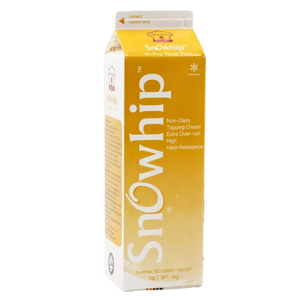 Crème Non Laitière de Qualité Professionnelle OEM/ODM HALAL pour Boulangerie, Crème de Garniture Non Laitière Snowhip 1KG, Vente Directe Fabricant Fournisseur - Product Image 1