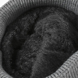 Bonnet en tricot respirant et imperméable en mélange de laine, personnalisé avec logo OEM, pour adulte, vente en gros, fabrication en vrac pour usage quotidien - Product Image 4