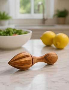 Wooden Manual Lemon Reamer Juicer Dishwasher Safe <b>Kitchen</b> <b>Accessory</b> - Product Image 5