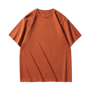 Camiseta de Algodón Lisa para Hombre, Ligera, Transpirable, de Manga Corta y Cuello Redondo, para Impresión - Product Image 4