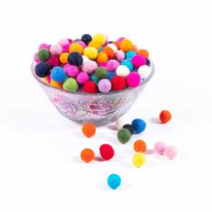 2.2 cm Felt Balls <b>Craft</b> <b>Supplies</b> 500g Feltandwool in Bulk - Product Image 2