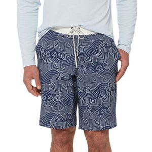 Shorts de Natación con Estampado de Olas Japonesas OEM ODM para Hombre, Transpirables, con Diseño de Logotipo Personalizado, Cómodos para Entrenamiento - Product Image 1