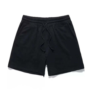 Shorts de sport en satin pour hommes avec logo personnalisé, 100 % coton, taille élastique, décontractés, pour la gym, imperméables, respirants, vente en gros, OEM, ODM, mode - Product Image 3