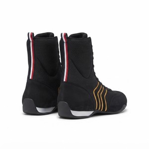 Chaussures de boxe Zhen Model QJX en cuir personnalisées, respirantes, antidérapantes, pour intérieur et extérieur, avec protection efficace des chevilles - Product Image 3