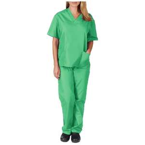 Ensemble de tenues professionnelles bleu roi pour infirmières, uniforme élastique pour cliniques dentaires, ensemble de travail pour hommes - Product Image 6