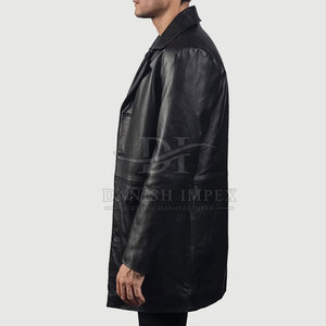 Manteau en cuir pour homme, dernière collection, respirant, de qualité supérieure, best-seller, faible MOQ, pour vente en ligne. - Product Image 4