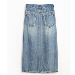Hot Sales Summer Women's Skirt Slit Jeans Skirt for Women A-line Skirt - Product Image 2
