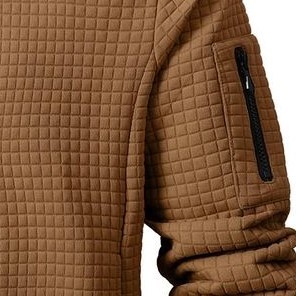 Chaqueta Ligera de Invierno para Hombre, de Alta Calidad, Estilo Letterman, con Cuello Alto, Logotipo Frontal Personalizable, Diseño Tejido, 100% Algodón - Product Image 6
