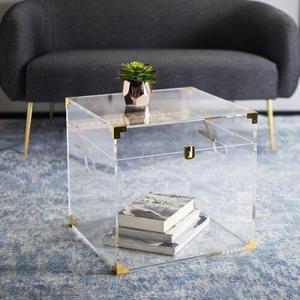Custom High-End Freestanding Classic Transparent Plastic Glass <b>Corner</b> <b>Shelf</b> Riser Glossy Finish for Easy Assembly for - Product Image 6