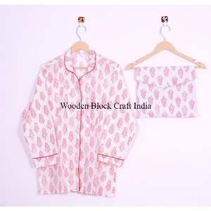 Ensembles de pyjamas floraux doux, confortables et respirants pour femmes et couples, style vintage pour les saisons été, automne et hiver - Product Image 3