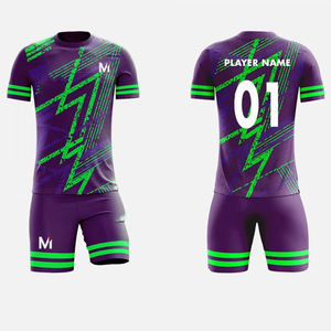 Uniforme de Fútbol Personalizado de Calidad Internacional, Conjunto Profesional para Equipo de Fútbol, Impresión por Transferencia de Calor, Transpirable, 100% Tallas Grandes - Product Image 2