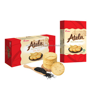 ขนมข้าวโพดอบกรอบรสงา ATELA Sesame Mood Crisps – ขนมขบเคี้ยวกรอบอร่อยพร้อมรสชาติระดับกูร์เมต์ 150 กรัม ผลิตโดยโรงงาน ODM เวียดนาม |   ตัวอย่างฟรี - Product Image 4