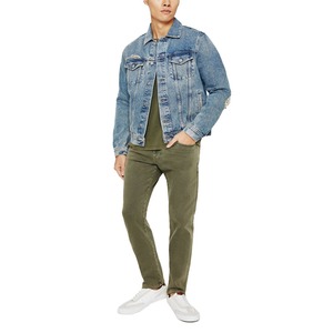 Veste en jean décontractée pour homme style hip-hop automne – Qualité supérieure, confortable, respirante, effet usé et déchiré pour un look décontracté - Product Image 2