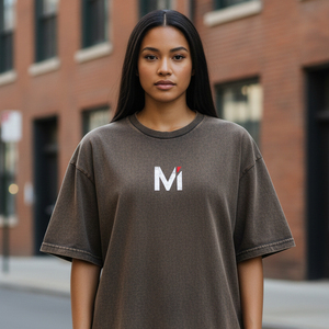 เสื้อยืดทรงบ็อกซี่อเนกประสงค์สำหรับผู้ชาย ผ้าคอตตอนหนานุ่ม ทรงไหล่ตก สไตล์สตรีทแวร์ เรียบง่าย ไม่มีลาย สามารถสกรีนโลโก้แบรนด์ได้ เสื้อยืด - Product Image 6