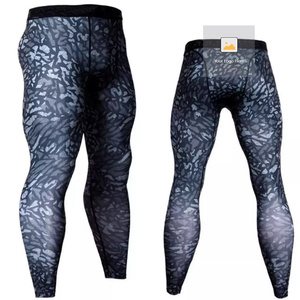 Legging de course pour homme en coton et fibre de bambou, respirant, sans couture, longueur genou, design original, qualité supérieure, neuf, prêt à expédier (RTS) - Product Image 1