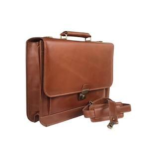 Elegante Maletín de Cuero Genuino Vintage para Portátil, Bandolera, para Oficina y Viajes, Duradero, Portátil, Suave, de Gran Capacidad - Product Image 5