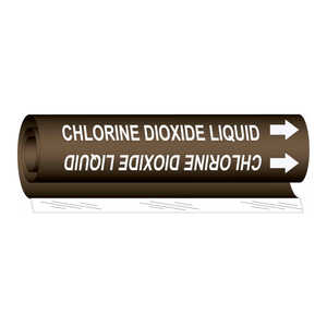 Marcador de Tuberías Líquido Flexible con Dióxido de Cloro Brady para Tuberías Industriales Interiores y Exteriores - Product Image 1