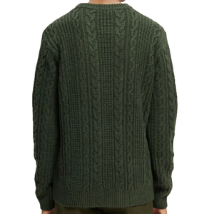 2026 Men's White Knitted Pullover Sweater With Geometric Christmas Pattern Full Sleeve Winter sweater - Product Image 2