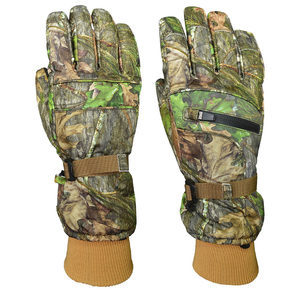 Gants de chasse isolés camouflage avec fermeture auto-agrippante, équipement thermique d'extérieur pour hommes - Product Image 1