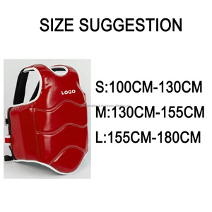 Protection de poitrine et de taille Sanda pour adultes et enfants, boxe et arts martiaux, en cuir, toutes saisons - Product Image 6