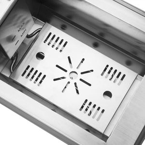 Friggitrice Elettrica Doppia in Acciaio Inox con Rubinetto, Sostituzione del Vecchio Codice 30593745 EH102V, Capacità Totale 16.9QT/16L, Capacità 24.9QT/23.6L - Product Image 5