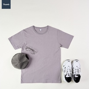 Wholesale High Quality Men's <b>Plain</b> T Shirts <b>White</b> <b>Tee</b> Shirt Custom Printing Blanks Oversized for Summer Made in Thailand - Product Image 1