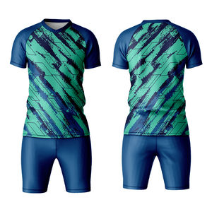 Uniformes de fútbol sublimados al por mayor, conjunto de uniforme de fútbol reversible, camiseta y pantalón de fútbol, uniformes deportivos para exteriores - Product Image 1