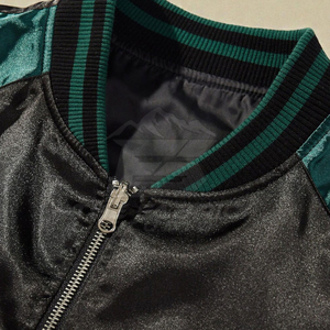 Men's Luxury Satin Varsity <b>Jackets</b> Lightweight Casual Streetwear Men Varsity <b>Jackets</b> For Daily Fashion And Modern Style - Product Image 5