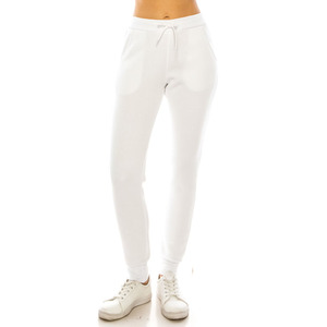 Pantalon de survêtement gris pour homme avec taille élastique, cordon de serrage, poches latérales, coupe décontractée, tricoté mi-lourd, idéal pour l'automne - Product Image 2