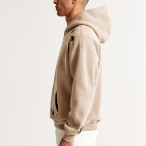 OEM Custom High Quality Embroidery Heavyweight Hoodies Comfortable Streetwear Eco Friendly Custom Logo <b>Hoodie</b> for <b>Men</b> - Product Image 4