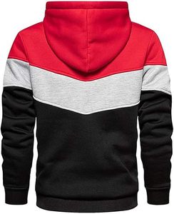 เสื้อฮู้ดผู้ชายสำหรับฤดูหนาว ผ้าฝ้ายฟลีซ 100% มีกระเป๋า ระบายอากาศได้ดี สีพื้น แห้งเร็ว เป็นมิตรกับสิ่งแวดล้อม เหมาะสำหรับออกกำลังกาย รับผลิตแบบ OEM ODM - Product Image 2