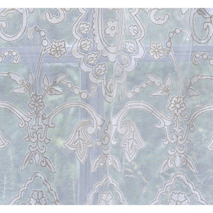 Custom Wholesale Quang Thanh Embroidery Vintage Modern Geometric Window <b>Curtain</b> Blackout High Shading Linen Ribbon Full Hotel - Product Image 2