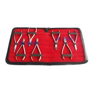 6 Pieces Double Ended Dental Composite Filling Instrument Gold Titanium Coated Restorati Hand Tools Set - Product Image 6