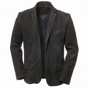 เสื้อโค้ทหนังผู้ชายแบบยาว แฟชั่นวินเทจ อุ่นสบาย มีสไตล์ เหมาะสำหรับใส่ทางการและลำลอง ทันสมัย คุณภาพพรีเมียม ทนทาน เหมาะสำหรับฤดูหนาว ดีไซน์คลาสสิก - Product Image 1