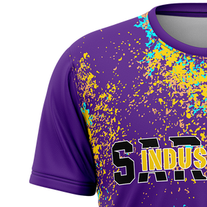 T-shirt décontracté uni en coton/polyester coupe classique pour homme, idéal pour la sublimation personnalisée, vente en gros - Product Image 3