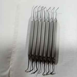 Juego de espátulas de resina compuesta para odontología con mango grueso, herramienta de restauración dental - Product Image 1