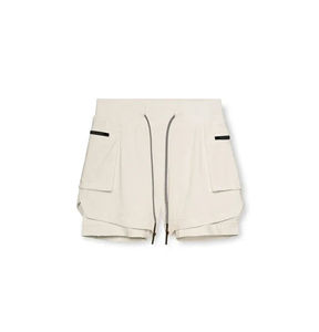 กางเกงขาสั้นออกกำลังกายสองชั้นสำหรับผู้ชาย ทรงสปอร์ต ผลิตจากโพลีเอสเตอร์และสแปนเด็กซ์ เหมาะสำหรับวิ่งและออกกำลังกาย ผลิตในประเทศปากีสถาน - Product Image 6