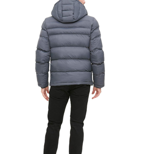 Custom OEM Winter Men Warm Hooded Puffer Jacket Heavyweight Padded <b>Parka</b> Jacket Outerwear - Product Image 4