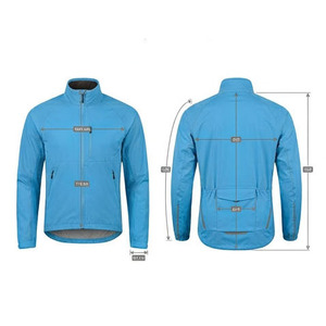 Chaqueta de Invierno Azul Cielo para Exteriores con Cierre de Cremallera, Impermeable, Ligera, Cortavientos, para Senderismo y Escalada - Product Image 6