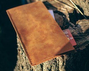 Porta-Cuadernos de Cuero Genuino Artesanal para Restaurante, con Logotipo Personalizado, de Lujo, para Camareros, Presentador de Facturas, LBH-0042 - Product Image 4