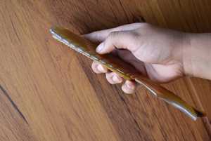 Peigne en corne de luxe fait main, artisanat traditionnel, outil de coiffure - Product Image 1