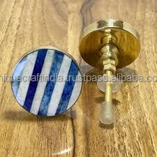 ลูกบิดตู้ทำจากไม้และเรซินสำหรับบ้านลิ้นชักห้องครัวห้องนอนตู้เสื้อผ้าดีไซน์ทองเหลือง - Product Image 3