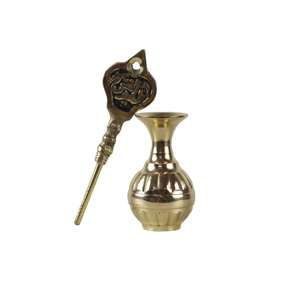 Fresh Design Solid Brass <b>Makeup</b> <b>Storage</b> Pots Golden Color Eye Liner <b>Box</b> for Natural Eye Powder Fashionable Wedding Occasion - Product Image 1